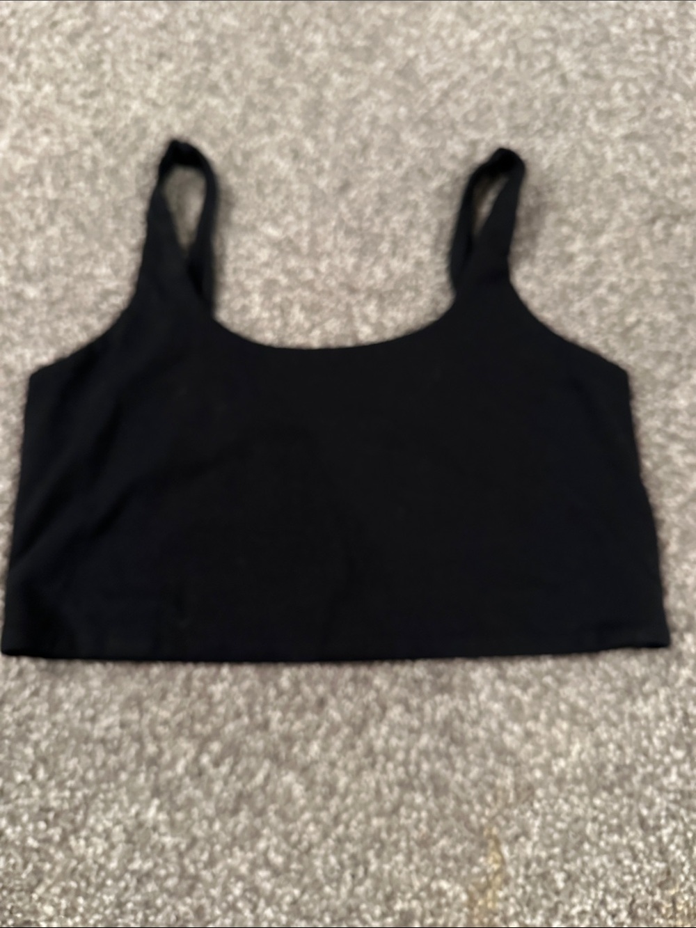 wild fable Black Scoop Crop Tank